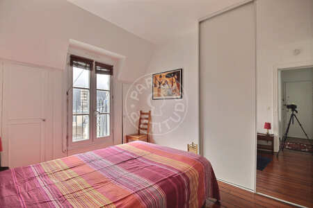 Chambre Appartement meublé - 40m²  - 1 chambre - Commerce - Paris
