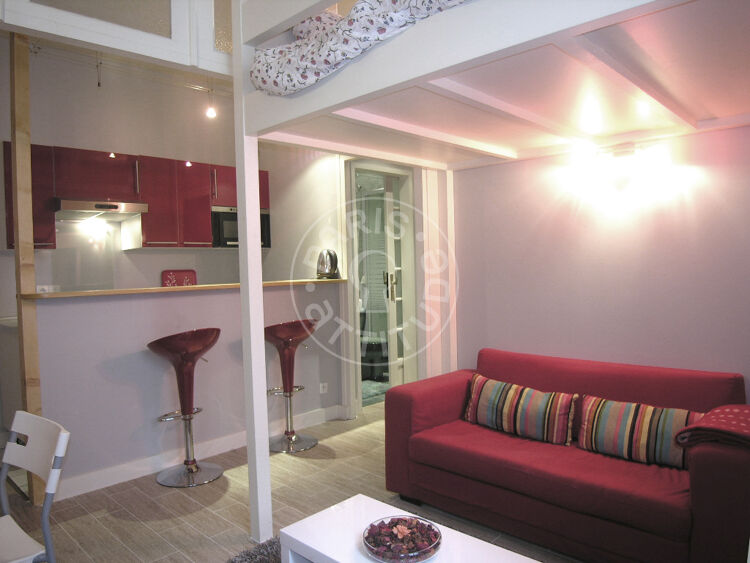 Salon - Studio meublé - Paris 75017 - 6756