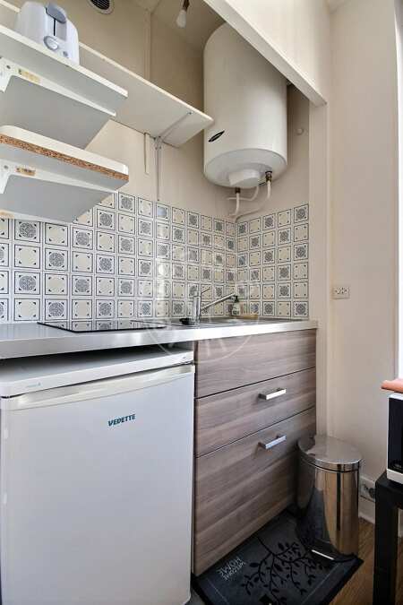 Cocina Estudio amueblado - 25m²  - Bir-Hakeim - París