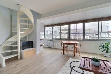 Sala Apartamento mobilado - 39m²  - 1 quarto - Père Lachaise - Paris