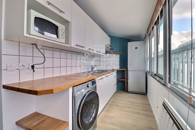 Cozinha - 1 quarto mobiliado - Paris 75020 - 6766