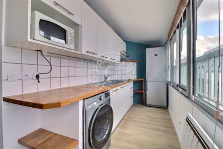 Cozinha Apartamento mobilado - 39m²  - 1 quarto - Père Lachaise - Paris
