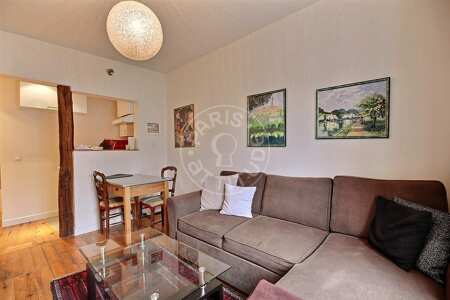 Salotto Appartamento arredato - 30m²  - 1 locale - Place Monge - Parigi