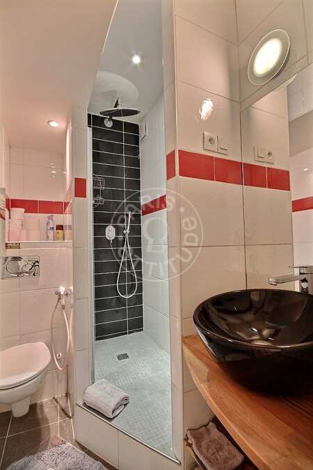Bagno Appartamento arredato - 30m²  - 1 locale - Place Monge - Parigi