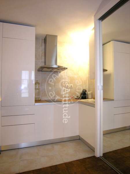 Kitchen Furnished studio - 30m²  - Latin / Saint-Michel - Paris
