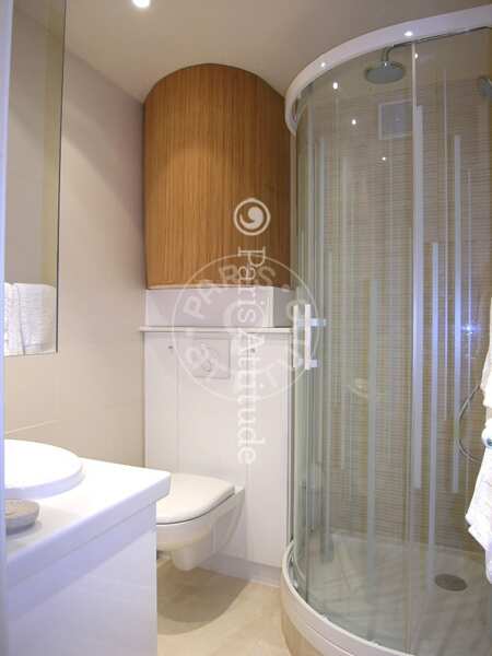 Bathroom Furnished studio - 30m²  - Latin / Saint-Michel - Paris