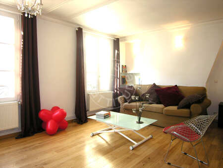 Salon Studio alcove meublé - 40m²  - Jardin du Luxembourg - Paris