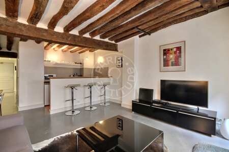 Salotto Appartamento arredato - 40m²  - 1 locale - Centre George Pompidou - Parigi