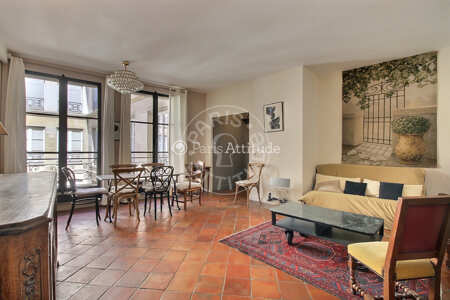 Salón Piso amueblado - 60m²  - 1 dormitorio - Ile de la Cité - París