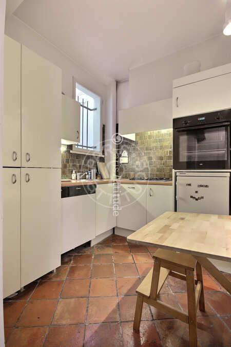 Cocina Piso amueblado - 60m²  - 1 dormitorio - Ile de la Cité - París
