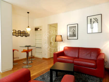 Salón Piso amueblado - 32m²  - 1 dormitorio - Ecole Militaire / Unesco / Duroc - París