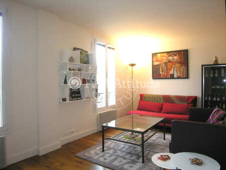 Sala Apartamento mobilado - 44m²  - 1 quarto - Plaisance / Pernety - Paris