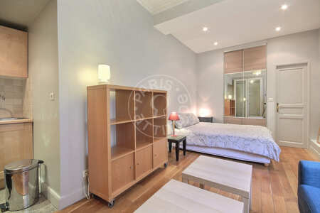 Wohnzimmer Möblierte studio - 26m²  - La Muette / Bois de Boulogne - Paris