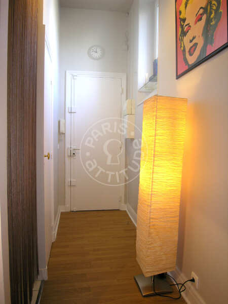 Entrada Apartamento mobilado - 40m²  - 1 quarto - Parc Monceau - Paris