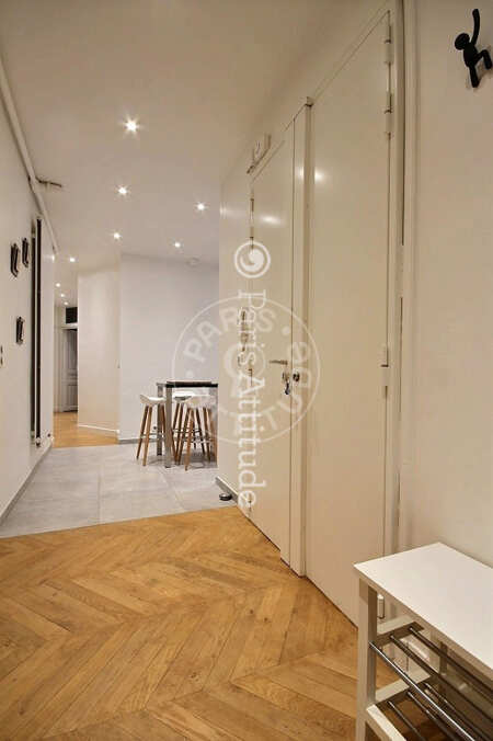 Entrée Appartement meublé - 119m²  - 3 chambres - Poissonnière - Paris