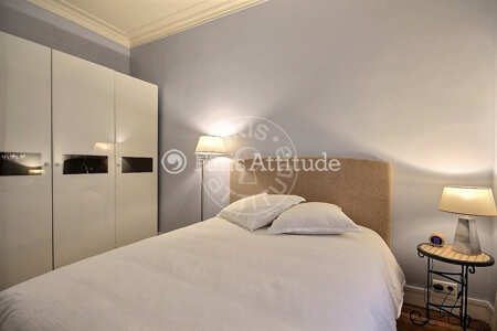 Chambre Appartement meublé - 119m²  - 3 chambres - Poissonnière - Paris