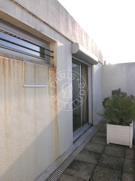 Balcon Appartement meublé - 42m²  - 1 chambre - Parc André Citroën - Paris