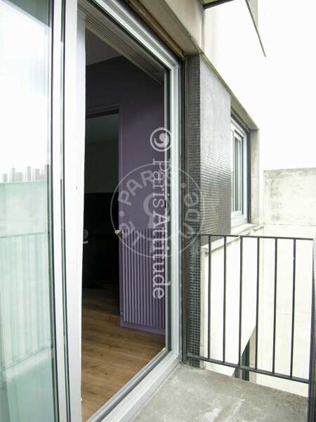 Balcon Appartement meublé - 49m²  - 1 chambre - Convention - Paris