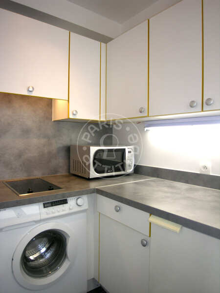 Kitchen Furnished studio - 21m²  - Bastille - Paris