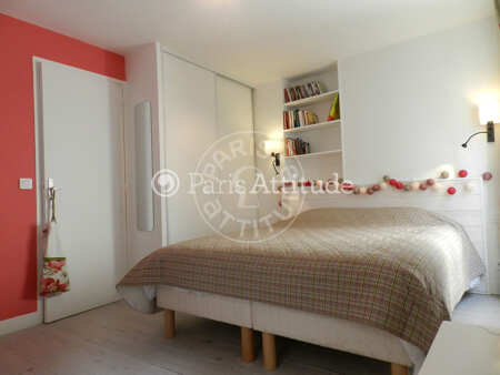 Chambre Appartement meublé - 43m²  - 1 chambre - Montmartre / Place des Abbesses - Paris