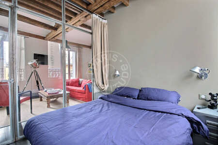 Chambre Appartement meublé - 45m²  - 1 chambre - Batignolles - Paris