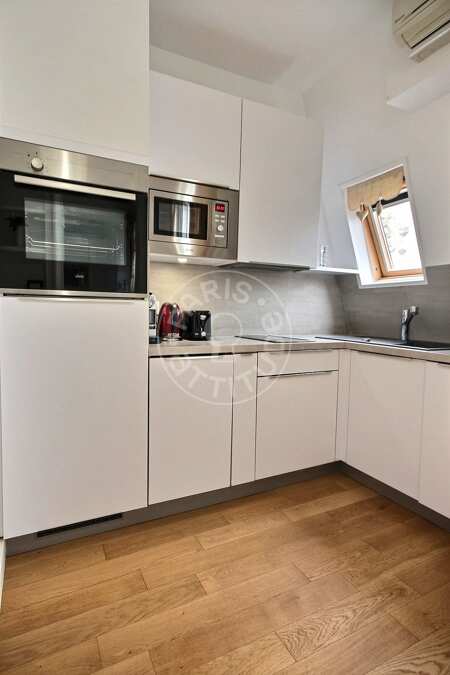 Cozinha Apartamento mobilado - 33m² - 1 quarto - Nation - Paris