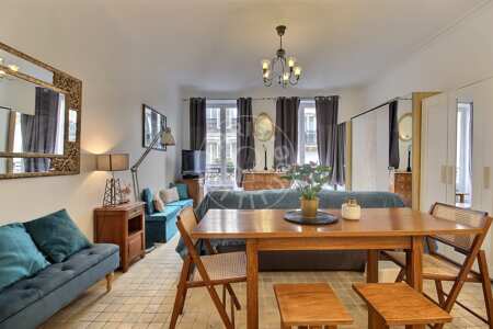 Salon Studio meublé - 31m²  - Grands Boulevards / Bonne Nouvelle - Paris