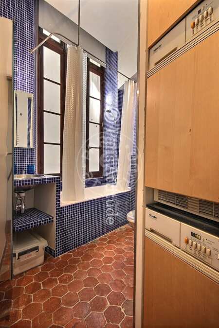 Casa de banho Apartamento mobilado - 32m² - 1 quarto - Saint-Germain - Paris