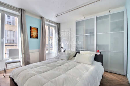 Quarto Apartamento mobilado - 55m²  - 1 quarto - Canal Saint-Martin - Paris