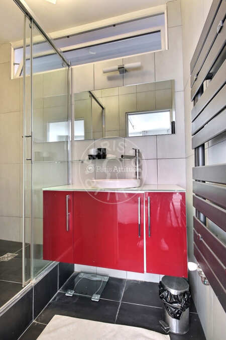 Casa de banho Apartamento mobilado - 55m²  - 1 quarto - Canal Saint-Martin - Paris