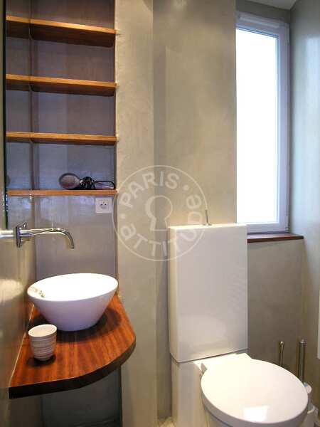 Salle de bain Studio meublé - 25m²  - Motte-Piquet Grenelle - Paris