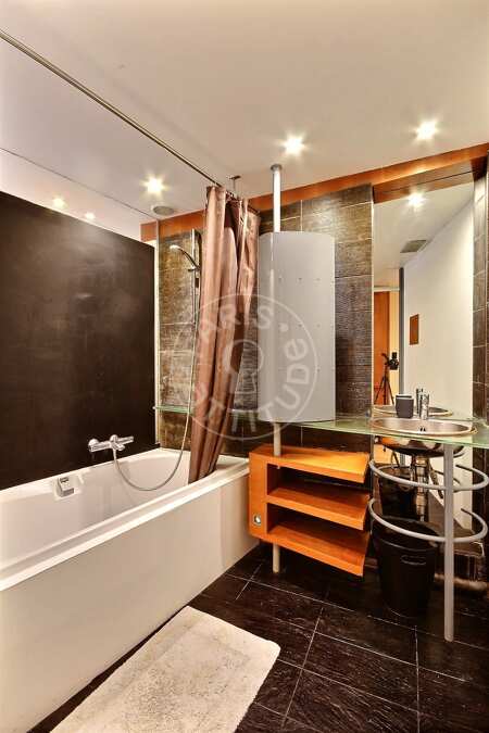 Badezimmer Möblierte wohnung - 64m²  - 2 Zimmer - Panthéon / Sorbonne - Paris