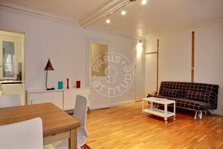 Wohnzimmer Möblierte wohnung - 41m²  - 1 Zimmer - Oberkampf - Paris