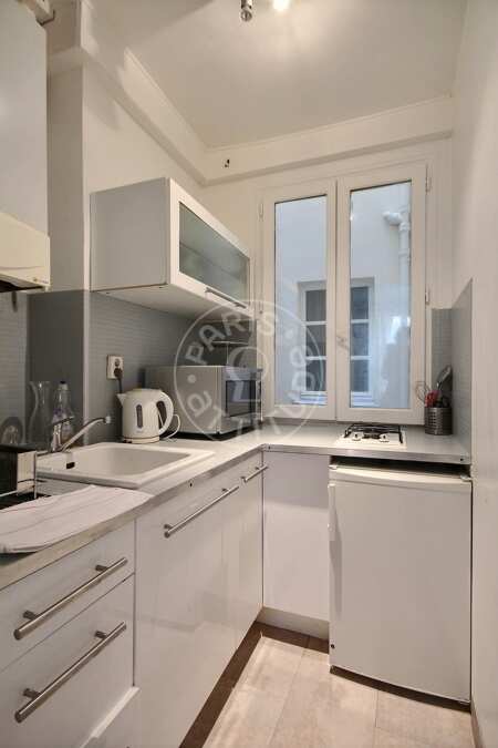 Küche Möblierte wohnung - 41m²  - 1 Zimmer - Oberkampf - Paris