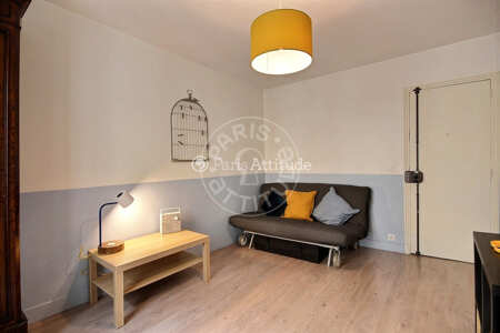 Sala Quitinete mobilado - 24m²  - République - Paris