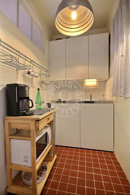 Kitchen Furnished apartment - 35m²  - 1 bedroom - Bastille - Paris