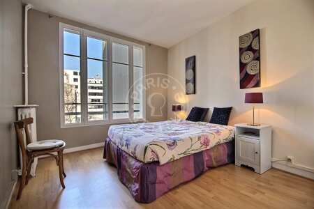 Bedroom Furnished apartment - 43m²  - 1 bedroom - Bibliothèque François Mitterrand - Paris