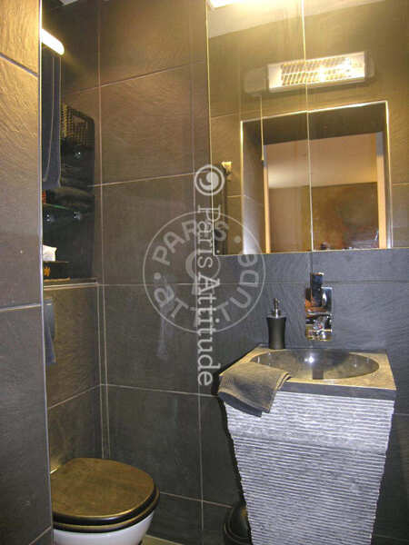 Casa de banho Studio mobilado - 38m²  - Invalides - Paris