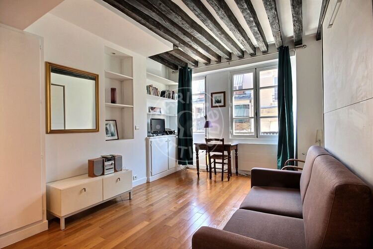 Salon - Studio meublé - Paris 75004 - 727