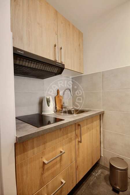 Cocina Estudio amueblado - 24m²  - Ile Saint-Louis - París