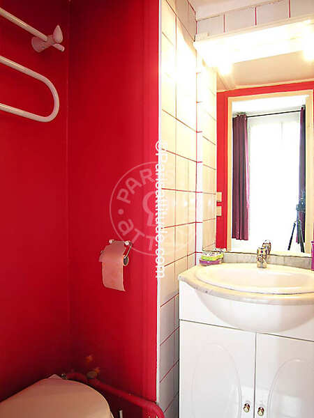 Casa de banho Apartamento mobilado - 32m²  - 1 quarto - Oberkampf - Paris