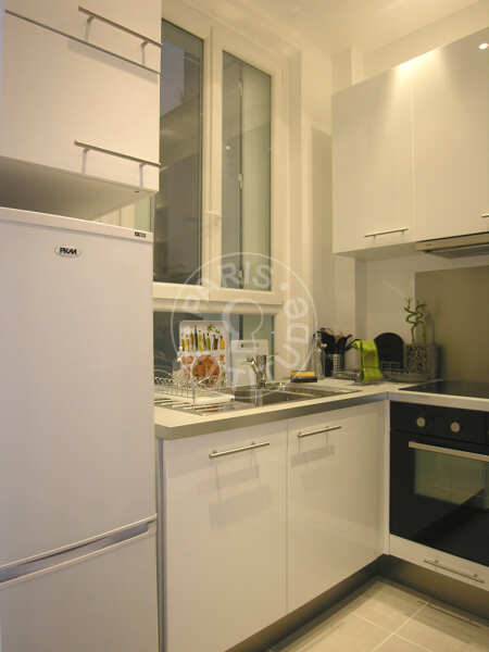 Cozinha Apartamento mobilado - 33m²  - 1 quarto - Commerce - Paris