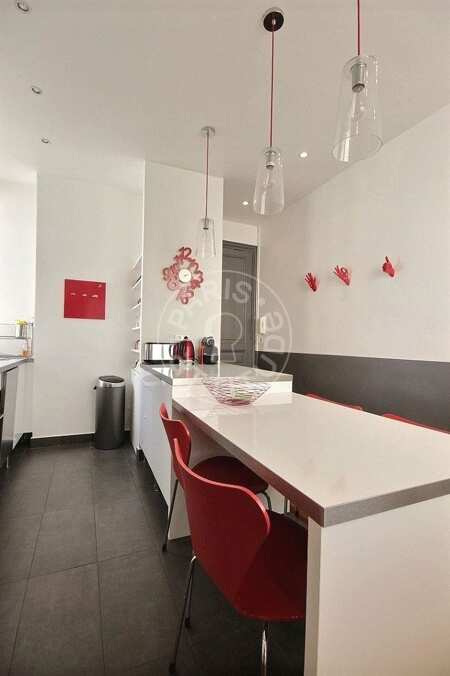 Cuisine Appartement meublé - 44m²  - 1 chambre - Arc de Triomphe - Paris