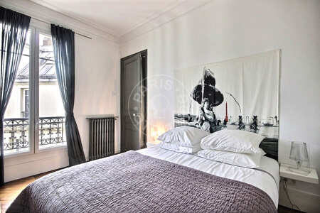 Chambre Appartement meublé - 44m²  - 1 chambre - Arc de Triomphe - Paris