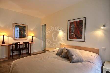Schlafzimmer Möblierte wohnung - 50m²  - 1 Zimmer - Arc de Triomphe - Paris