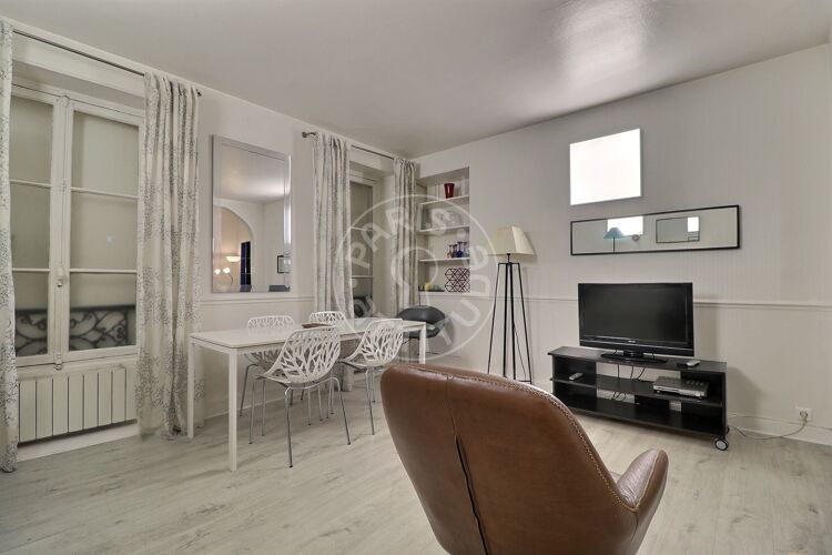 Salon - 1 chambre meublé - Paris 75017 - 7404