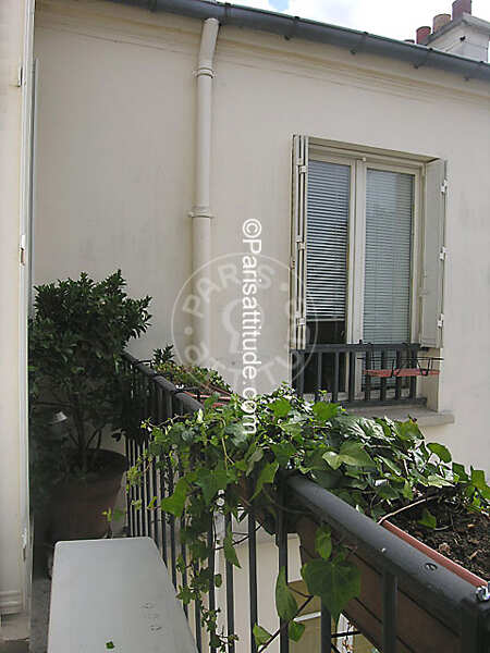 Balcony Furnished studio - 35m²  - Latin / Saint-Michel - Paris