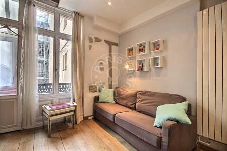 Sala Quitinete mobilado - 24m²  - Montorgueil - Paris