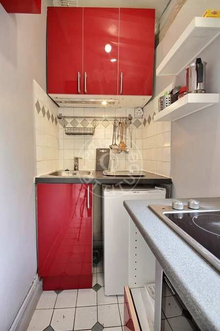 Cozinha Quitinete mobilado - 24m²  - Montorgueil - Paris