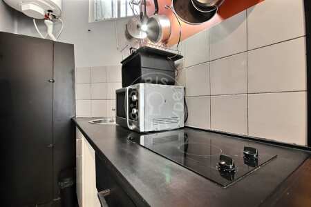 Kitchen Furnished studio - 13m²  - Strasbourg Saint-Denis - Paris
